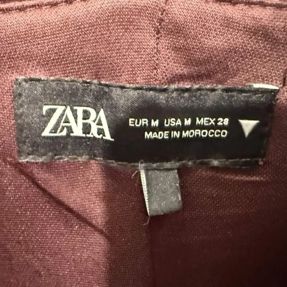 Zara Corset Velvet Mini Dress - Picture 4 of 6